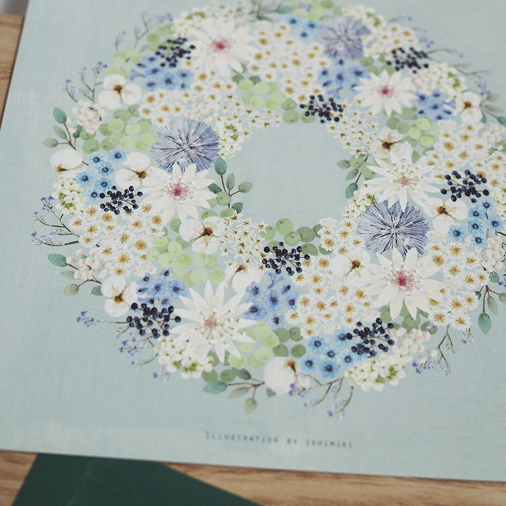 リースカードを飾るホルダーセット